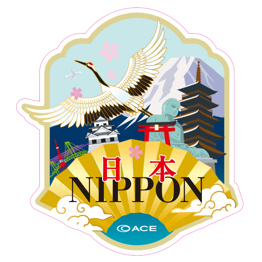 FREE GIFT - Japan-Made Travel Sticker (3 designs, sent at random) ACE